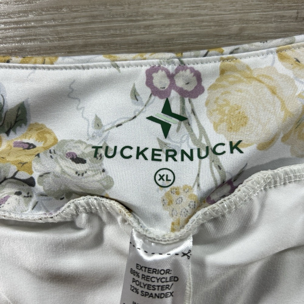 NWT Tuckernuck Sport XL Floral Chintz Jogging Shorts Athletic Lined Stretch - Picture 6 of 11